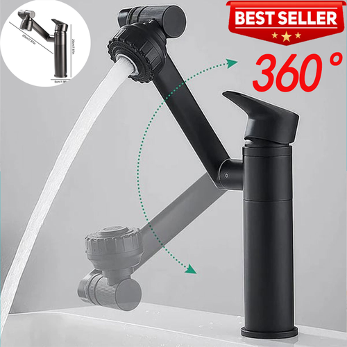 Bathroom Sink Tap Mixer Multifunctional 360 Degree Rotatable Basin Taps Faucet