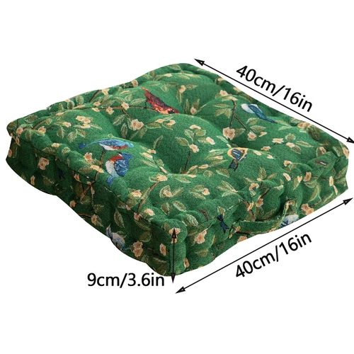 Soft Chair Pad Tufted Padded Booster Cushion Seat Pad Floor Backrest with Handle - Picture 33 of 71