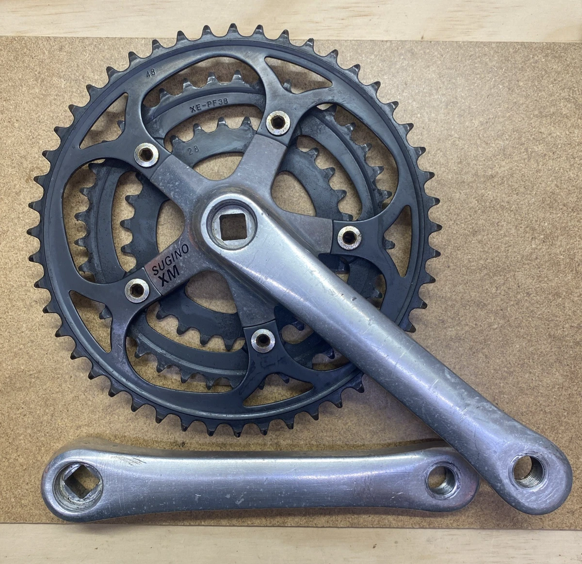 Sugino Crankset-With Chainrings Triple Chainrings for sale | eBay