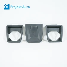 09-19 OEM BMW Child Seat Anchor Cover Set Black F01 F02 F10 F06