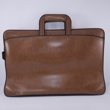 Vintage Pegasus Brown Leather Portfolio Brief...