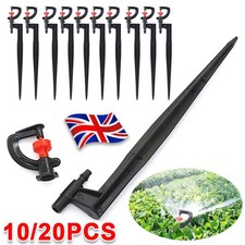10x Adjustable Micro Drip Irrigation System Watering Sprinklers Emitter Drippers