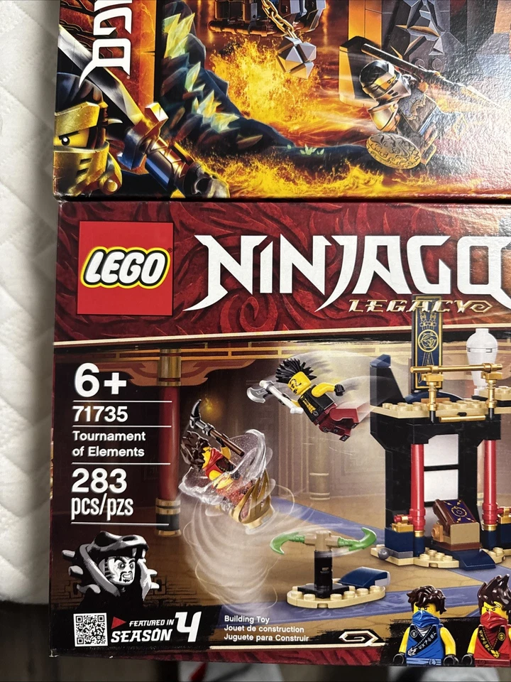 Lego Ninjago 71717 Journey Skull Dungeon & 71735 Tournament Of Elements - Sealed - Image 4 of 4