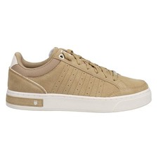 K-Swiss Court Block Perforated Lace Up Womens Beige Sneakers Casual Shoes 97420