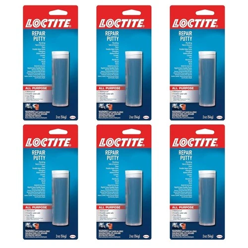 Loctite Epoxy Multi Purpose Repair Putty , 2 oz Stick, 6 Pack 6 