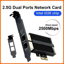 Scheda di rete 2500Mbps da Pcie a RJ45 Intel I226 2.5G Gigabit Ethernet doppia porta