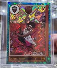 2021-22 Panini NBA Hoops - Jarrett Allen #115 Teal Explosion Cleveland Cavaliers