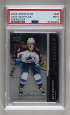 2021 Upper Deck Series 2 Young Guns Clear Cut Alex Newhook #461 PSA 9 MINT 3hd