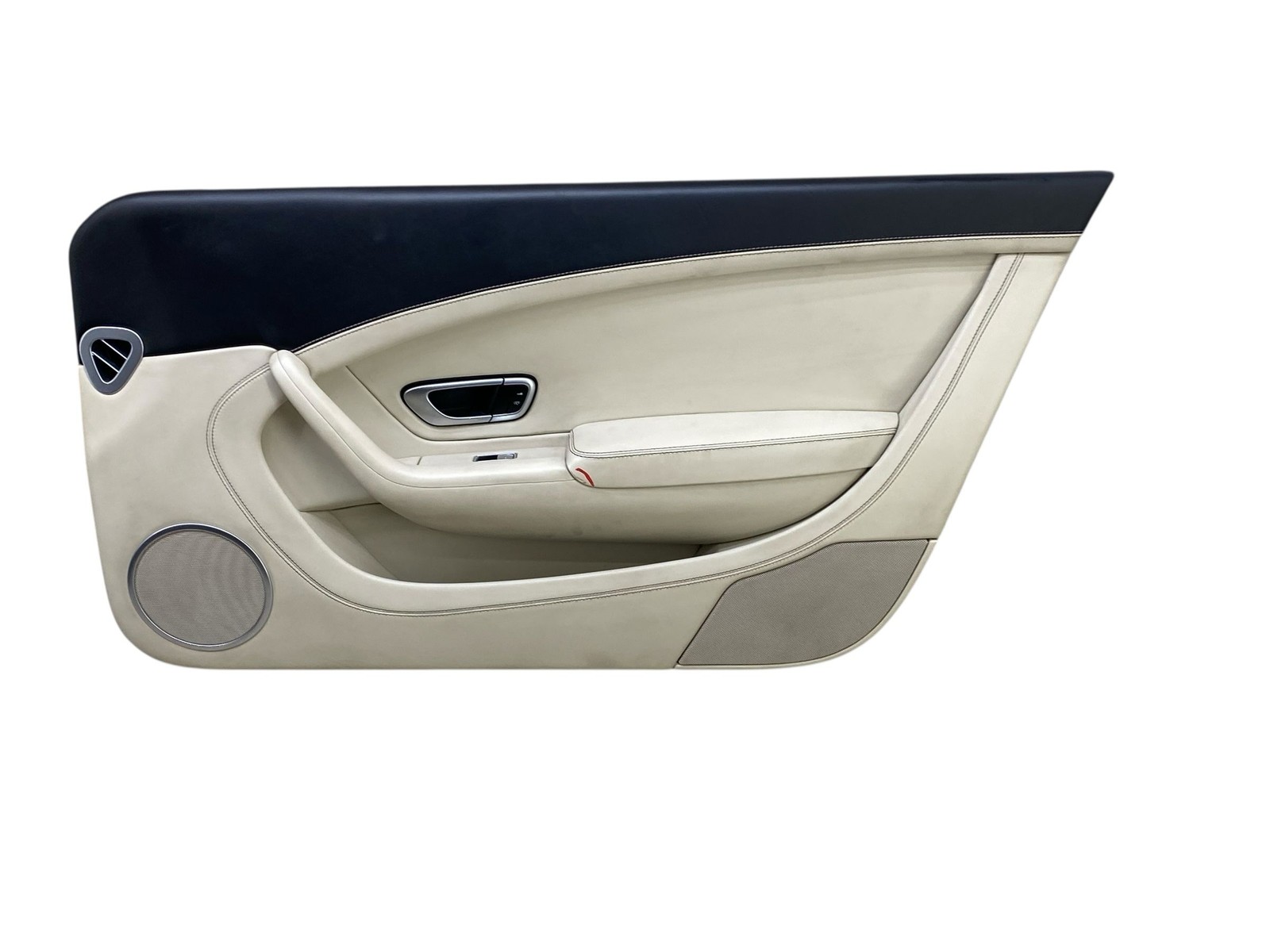 2015 BENTLEY CONTINENTAL RH RIGHT PASSENGER DOOR TRIM PANEL BLACK / LINEN OEM