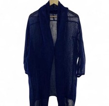   Y's Yohji Yamamoto Modified Long Cardigan 2016 Spring/Summer Navy Size 2