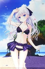Shiroha Naruse B2 Tapestry Summer Pockets REFLECTION BLUE with Rods and String