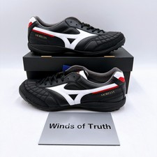 Mizuno Morelia Sala Japan TF Q1GB250201 Black White Futsal Turf Men's US 5-12