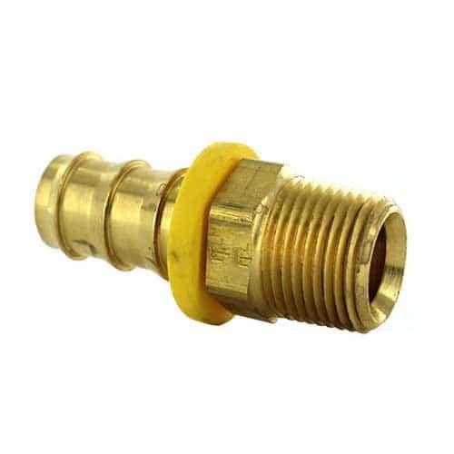 1 PC Parker 30182-6-8B Pushlock Hydraulic Hose Fitting - Barb 3/8in.-18 NPT