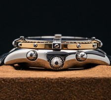 Breitling Chrono Cockpit 37mm SERVICED Yellow Gold & Steel Callisto D30012 7