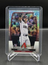 2023 BOWMAN! CORBIN CARROLL! RC! CHROME MOJO REFRACTOR! AZ DIAMONDBACKS!