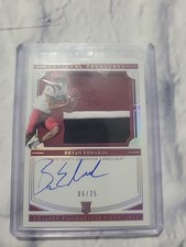 2020 Panini National Treasures Collegiate College Bryan Edwards #117 6 /25
