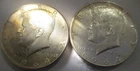 Lot of Two 2 1964 Kennedy Silver Half Dollars-LOT C
