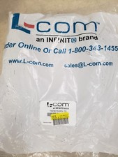 L-COM TRD815GRY-75 Ethernet Cable, Cat5e, RJ45 Plug to RJ45 Plug 22.9 m, 75 Ft