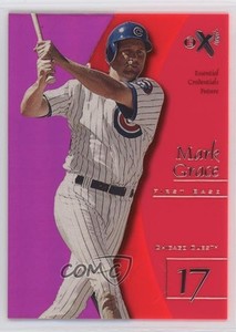 1998 Skybox EX 2001 Essential Credentials Future /37 Mark Grace #64