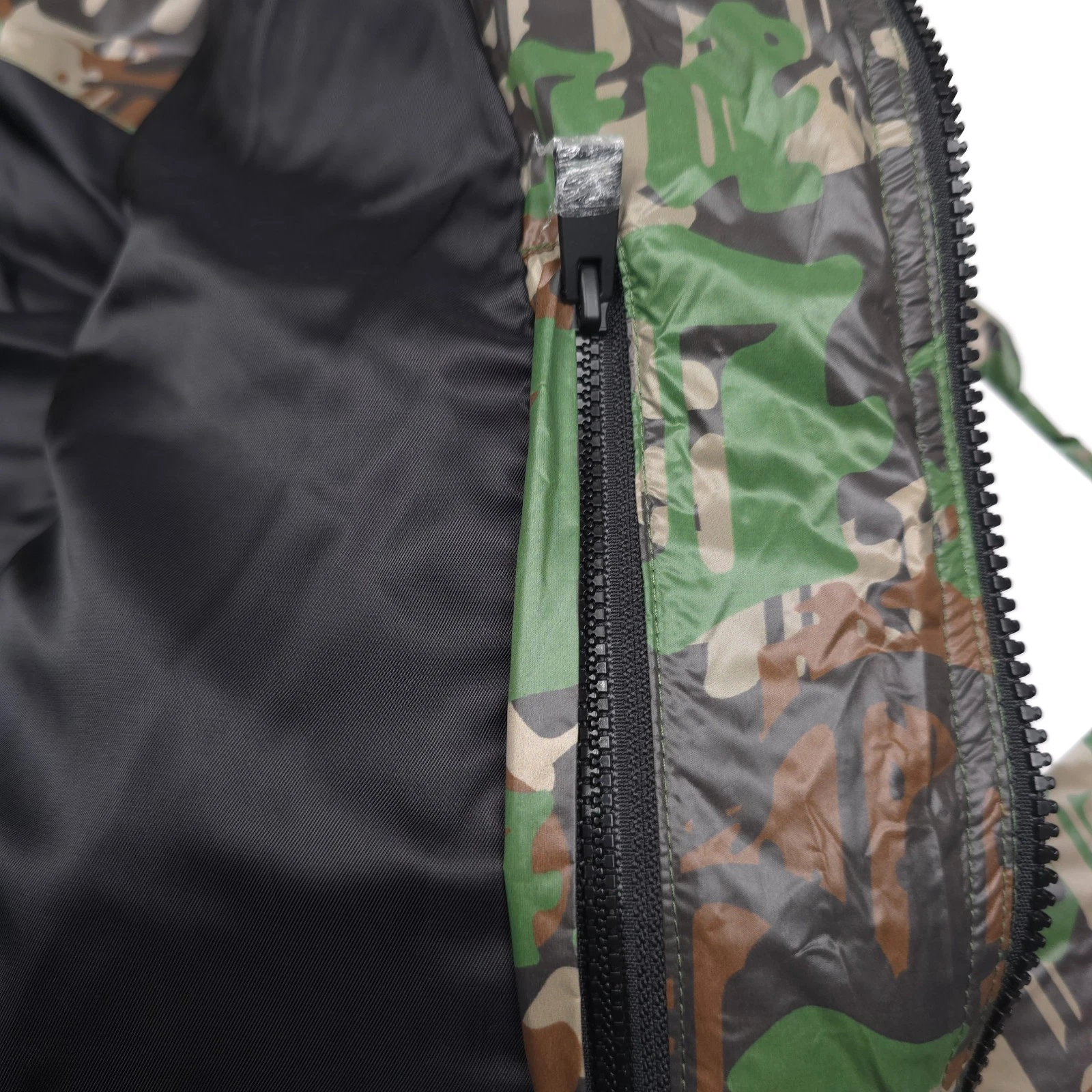 $798 Purple Brand M6079 Gothic Camo Duck Down Nylon Puffer Jacket Mens Size XL - product detail image 11