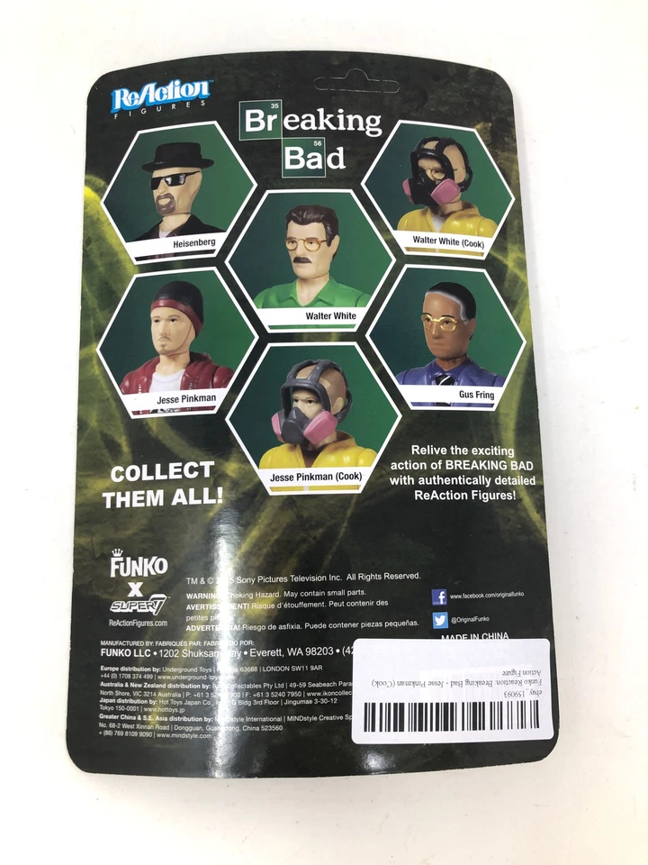 Figura de acción Funko Reaction: Breaking Bad - Jesse Pinkman Cook Foto 3 de 4