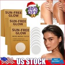 Sun Free Glow Microneedle Tanning Patches,Sunless Body Face Bronzing Sticke USA