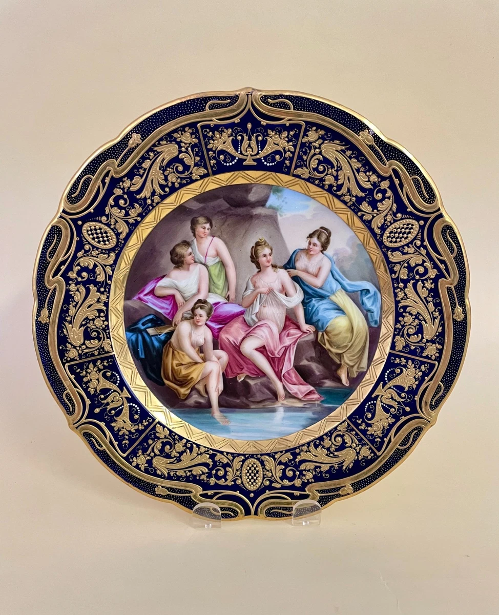 Royal Vienna Plate In Antique Ceramic & Porcelain Plates