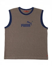 PUMA Mens Graphic Vest Top XL Grey AF21
