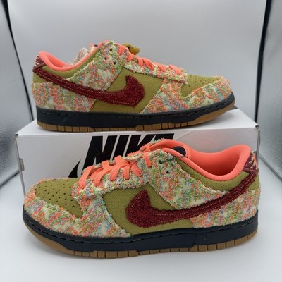 Nike Dunk Low 'Panda-Monium Pack - Green Curry Multi-Color IB2263-300 Mens 10.5