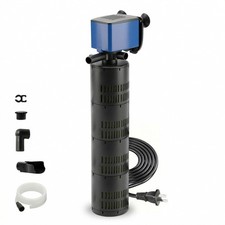 475GPH Internal Submersible Aquarium Filter Water Pump Fish Tank Hydroponics 25W