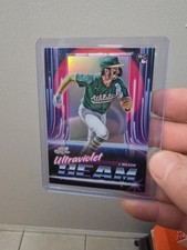 2025 Topps Cosmic Chrome Jacob Wilson Ultraviolet Beam #UB-9 Athletics