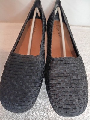 Catherines ''The Bethany'' Slip on Flat 12WW Black