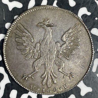 1791 Germany Frankfurt 1/2 Thaler Lot#JM0670 Silver! Nice!