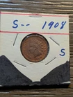1908 S VERYNICE EF/AU TOUGH KEY DATE INDIAN HEAD CENT SCARCE THIS NICE