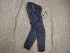 Diesel P Tarpock Azul Oscuro Prenda Clara Teñida Sudor Algodón Carga Pantalones Jogger