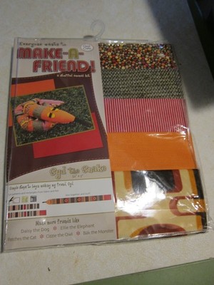 Fabric Editions Inc, Make a Friend Stuffed Animal Kit Syd the Snake Sealed