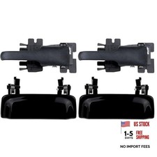 Black Plastic Passenger Door Handles - Exterior Interior Door Handles - 3pcs