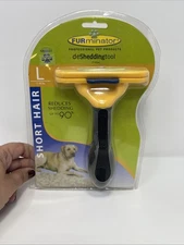 FURminator deShedding Tool with 4 Edge for Large Dogs 51-90 Lb Short Hair