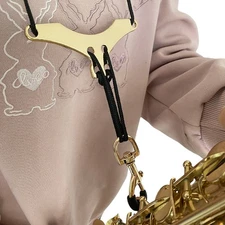 Leather Saxophone Neck Strap/for Soprano Tenor Alto Baritone Sax Multi Color