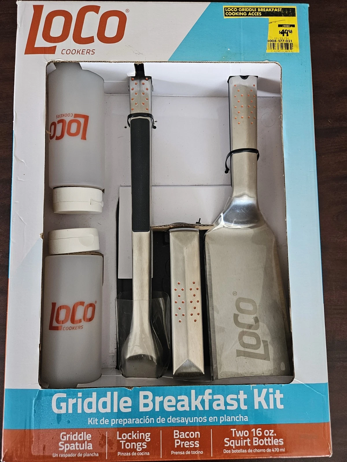 Loco Griddle Breakfast Cooking Accessory Kit (5-Pcs) Multi-Colored Long Lasting
Opens in a new windo