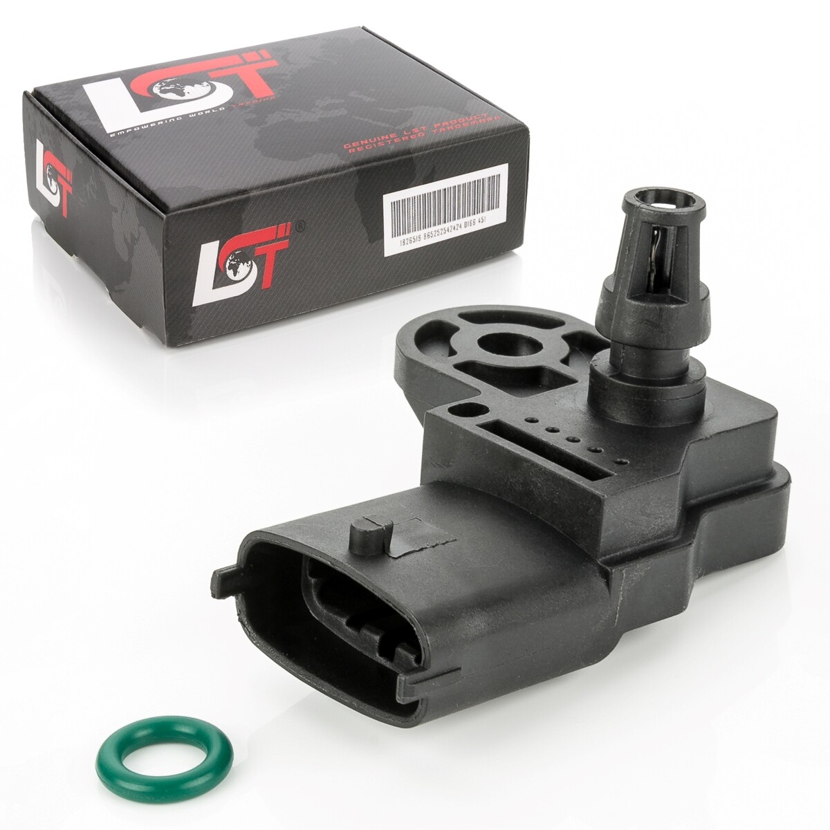 Pressure Sensor Intake Pressure 4-Pin for SAAB 9-3 YS3F 9-5 YS3G 2.8 Turbo V6