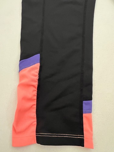 Calvin Klein Performance Quick Dry Capri Black Purple Leggings Women’s Sz 27X 20 - Picture 10 of 16