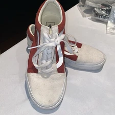 Vans Old Skool Color Block Suede Shoes Sneakers Mens 7 Womens 8.5