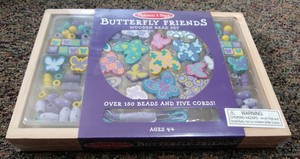 melissa and doug butterfly bead set