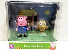 Brand New PEPPA PIG Pals & Pets: GEORGE and OWL Character Options Ltd. 3+