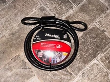 BRAND NEW - LM Master Lock 78D 6ft Braided Steel Looped End Cable Bike Lock