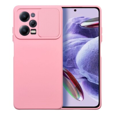 FÜR XIAOMI REDMI NOTE 12 PRO PLUS - SILIKON LENS Handy Hülle Case HELL ROSA