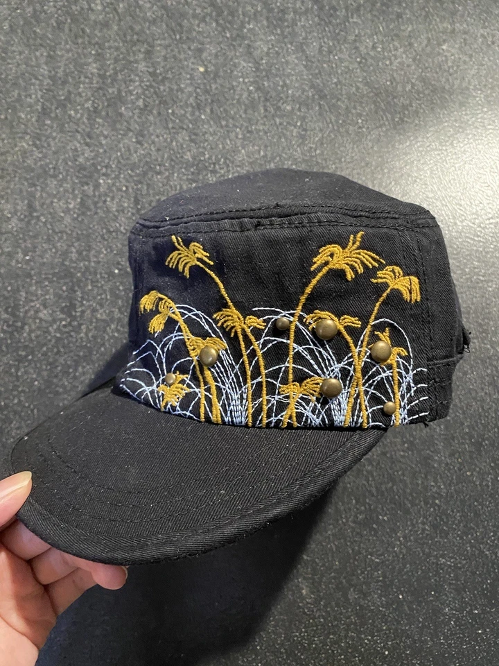 Gorra Something Special Ejército Militar Sombrero Tachonado Paja N Hierba Pequeña Foto 2 de 4