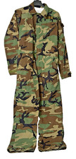 U.S. Military Cold Weather Woodland Camo Hunting Coveralls - Size S