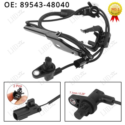 Front Left Car ABS Wheel Speed Sensor 89543-48040 For 08-13 Toyota Highlander-